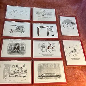 SET of 10 Assorted Christmas Cards by The New Yorker